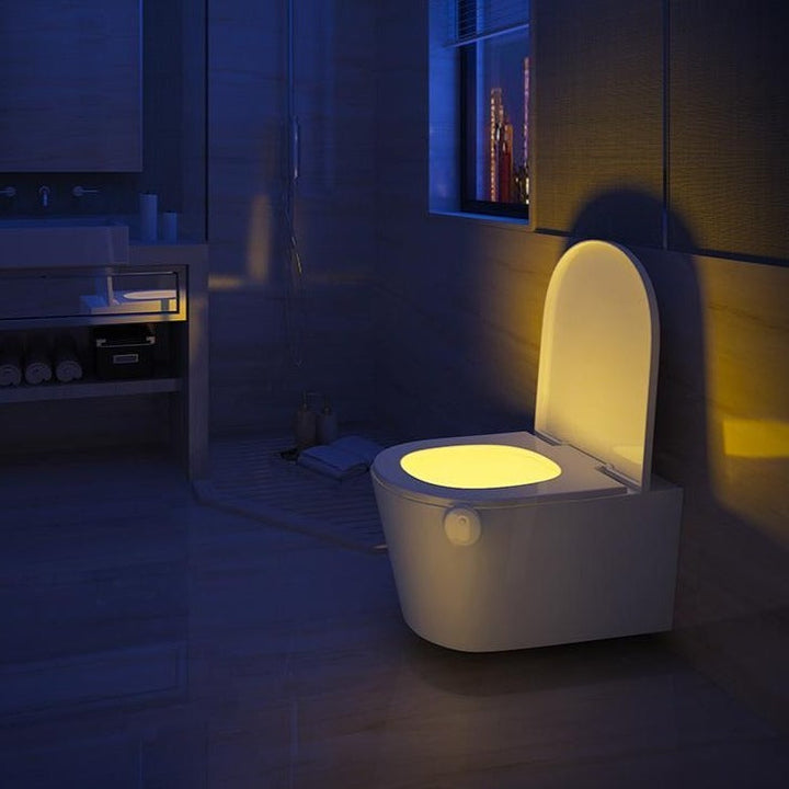 Lisslune | Motion-Activated Toilet Night Light - GlowBowl