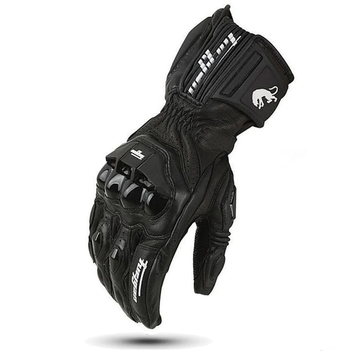 Lisslune | Moto Leather Gloves – Protective Motorcycle Gloves with Premium Leather & Breathable Design