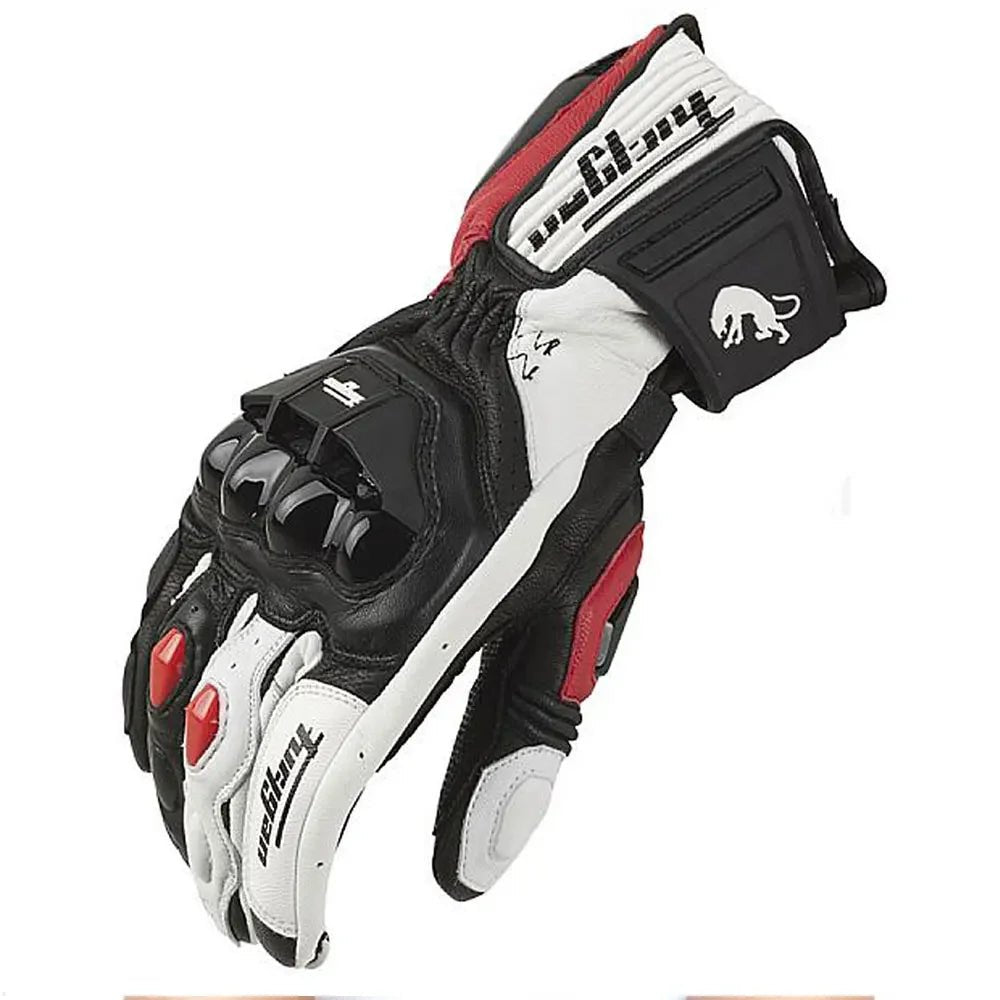 Lisslune | Moto Leather Gloves – Protective Motorcycle Gloves with Premium Leather & Breathable Design