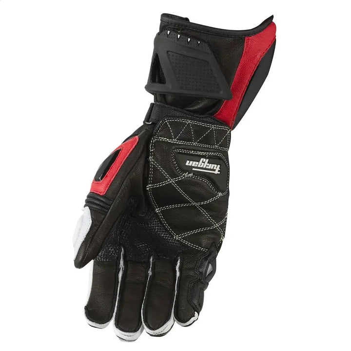 Lisslune | Moto Leather Gloves – Protective Motorcycle Gloves with Premium Leather & Breathable Design