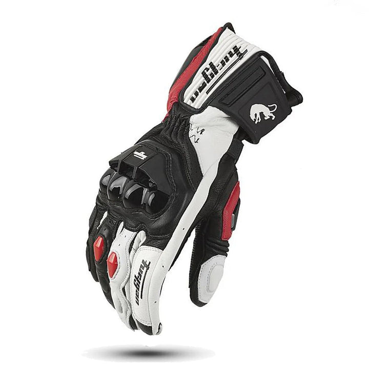Lisslune | Moto Leather Gloves – Protective Motorcycle Gloves with Premium Leather & Breathable Design