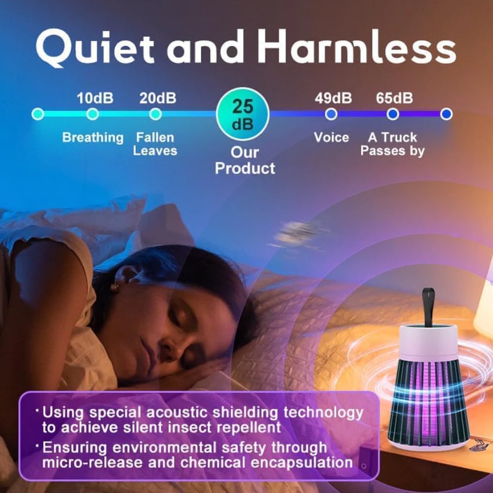 Lisslune | Mosquito & Bug Killer Lamp - 2 Pack, UV Light Insect Trap for Indoor & Outdoor Use, Effective Pest Control Solution