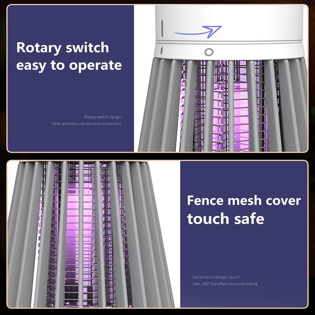 Lisslune | Mosquito & Bug Killer Lamp - 2 Pack, UV Light Insect Trap for Indoor & Outdoor Use, Effective Pest Control Solution