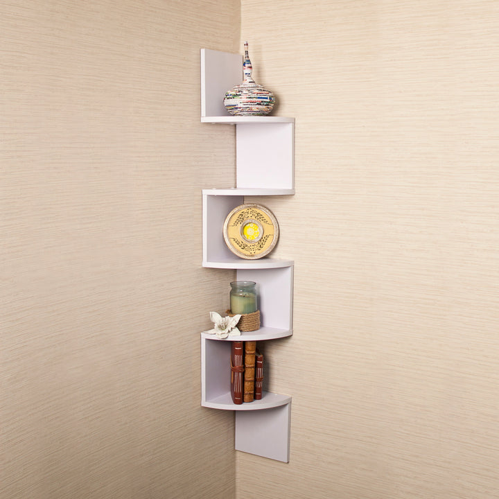 Lisslune | Corner wall - Wall shelf Maximize space stylishly