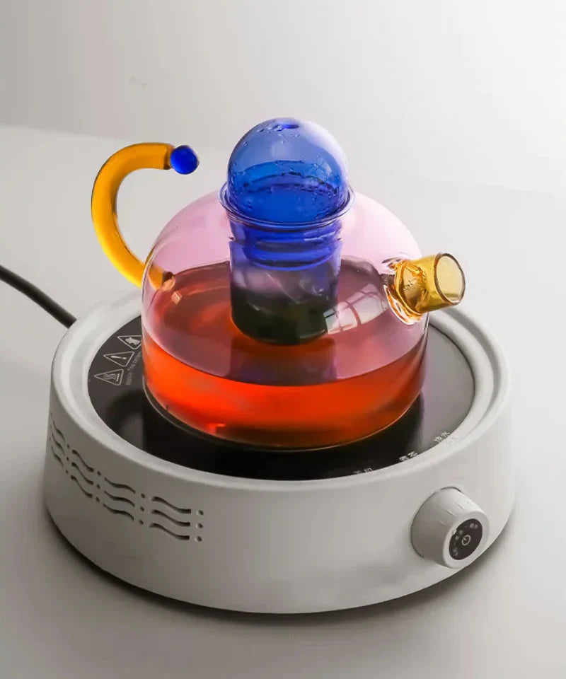 Lisslune | Color Bloom Glass Teapot & Cup Set