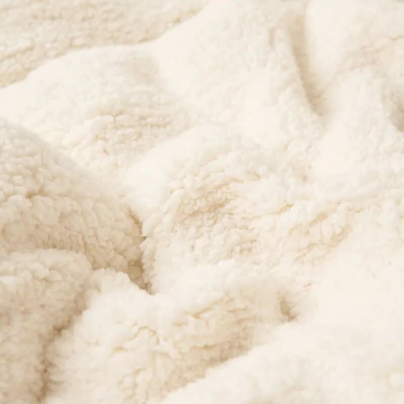 Lisslune | Reversible Sherpa Fleece Blanket for Bed and Sofa