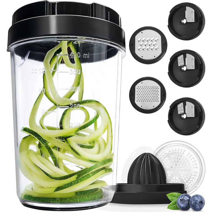 Lisslune | Multifunctional Vegetable Spiral Slicer with Stainless Steel Blade