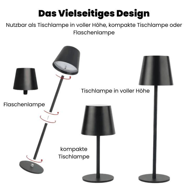 Lisslune | LED Table Lamp – Wireless, Touch Control & Dimmable Light