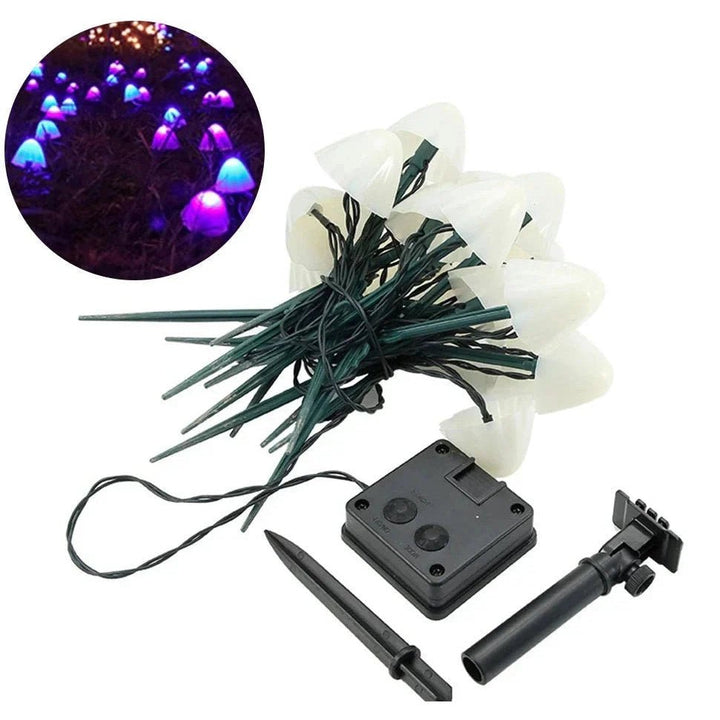 Lisslune | MUSHROOM GLOW – Solar LED Garden Lights for a Magical Outdoor Atmosphere