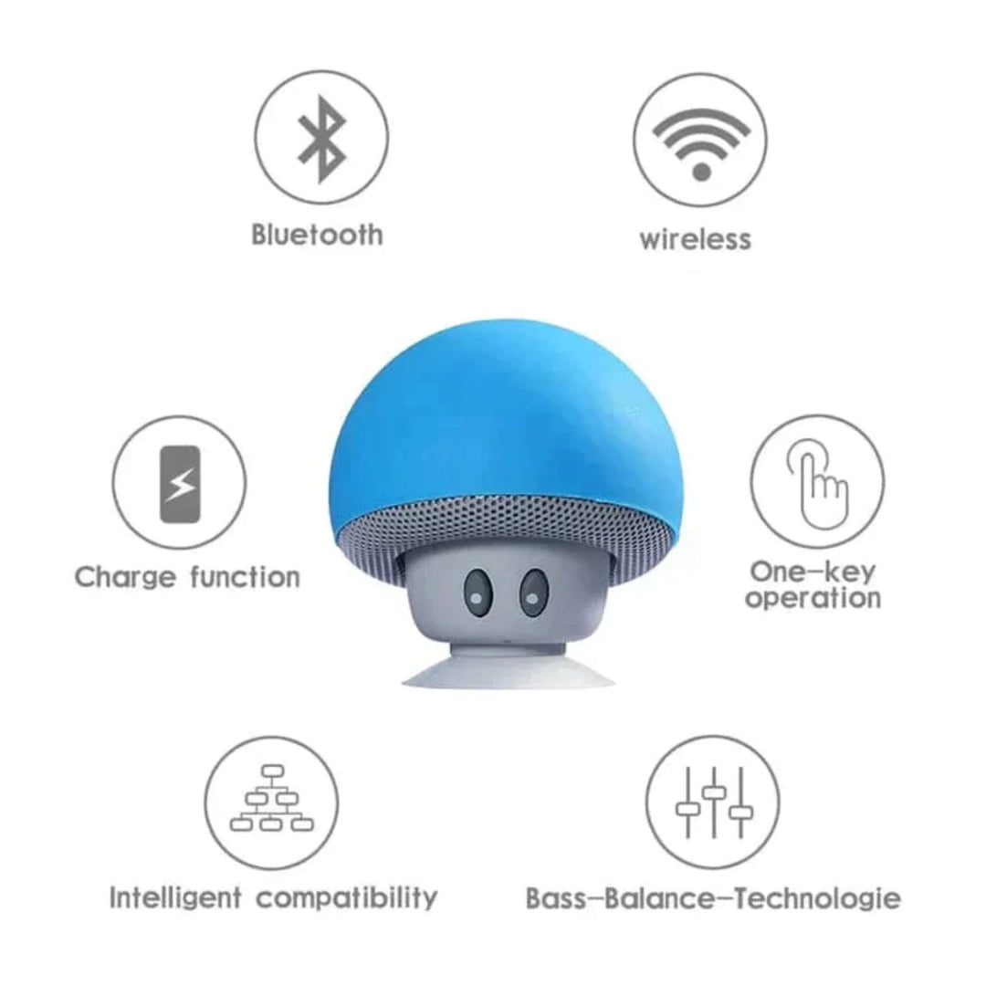 Lisslune | Mushroom Wireless Bluetooth Speaker, YMini our portable music friend