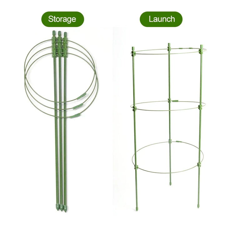 Lisslune | Climbing frame for plants – Sturdy support ring frame for climbing plants