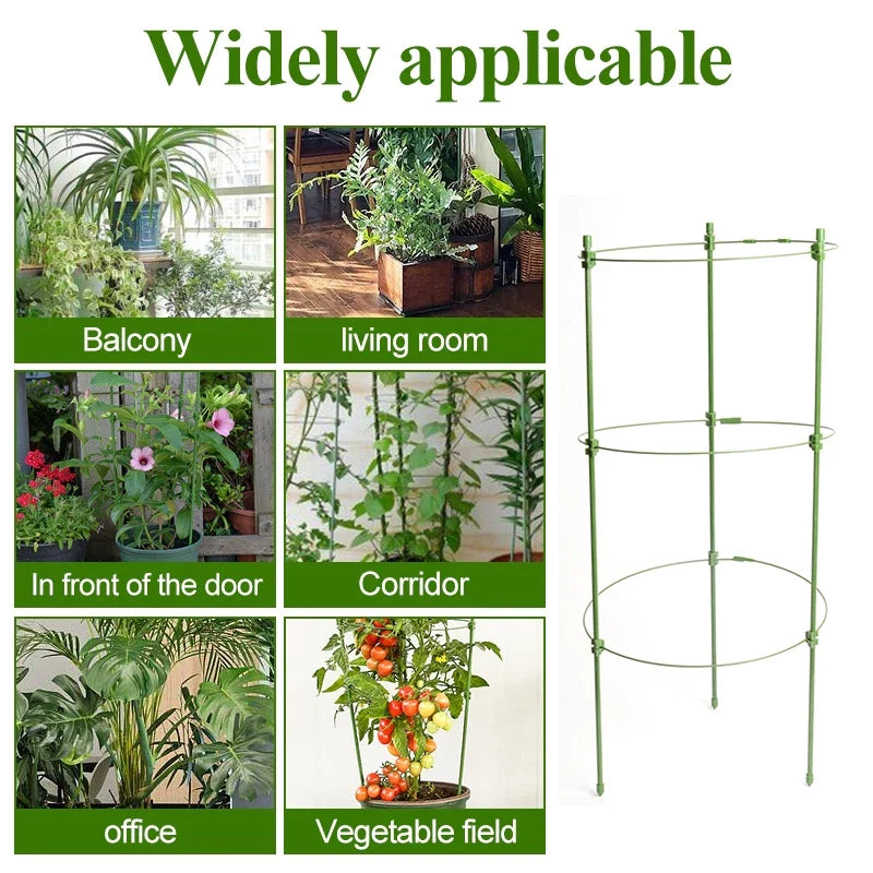 Lisslune | Climbing frame for plants – Sturdy support ring frame for climbing plants