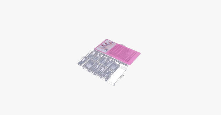 Lisslune | 12 Piece Dual Forms Nail Forms for Acrylic & Gel Nails All Sizes
