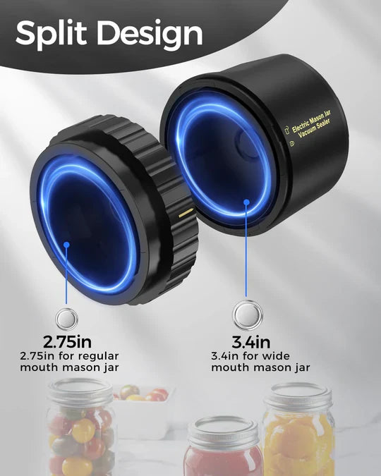 Lisslune | Electric Mason Jar Vacuum Sealer Kit