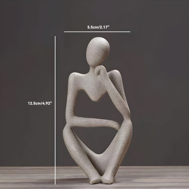Lisslune | Abstract Thinker Sculpture Home Decor