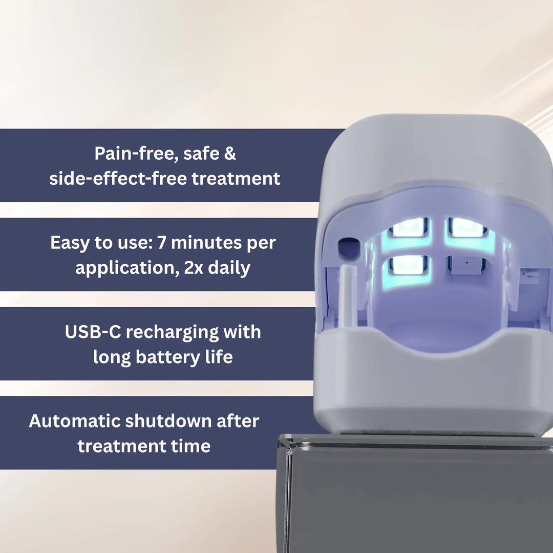 Lisslune | Ultraviolet Light for Nail Fungus Therapy Device | Portable, Easy-to-Use & Effective for Home Treatment