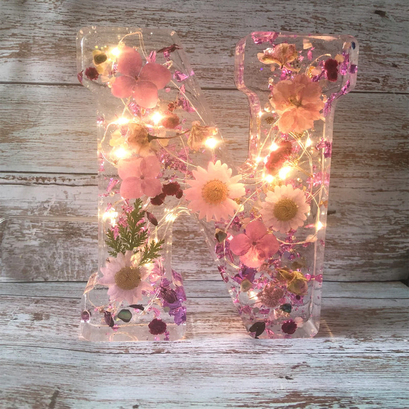 Lisslune | Floral Resin Night Light