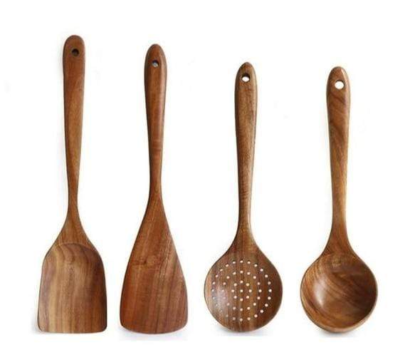 Lisslune | Natural Wooden Kitchen Set - RustiCook
