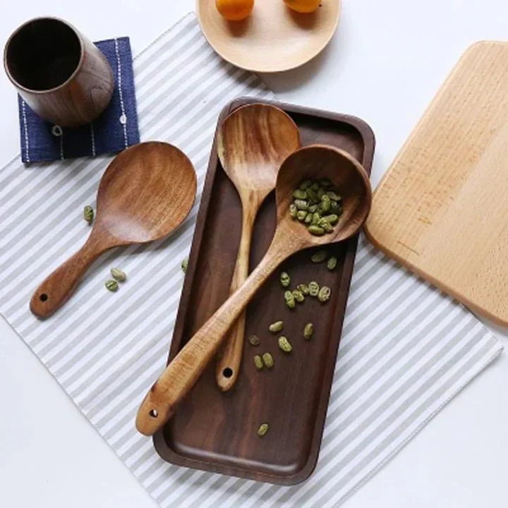 Lisslune | Natural Wooden Kitchen Set - RustiCook