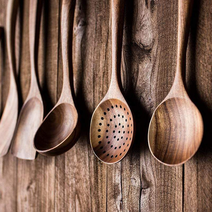 Lisslune | Natural Wooden Kitchen Set - RustiCook