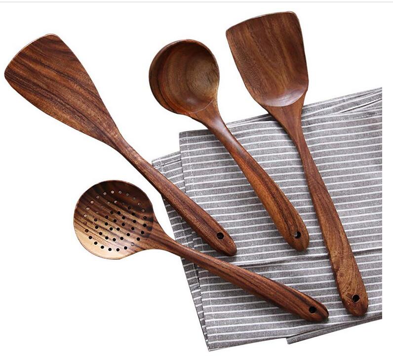 Lisslune | Natural Wooden Kitchen Set - RustiCook