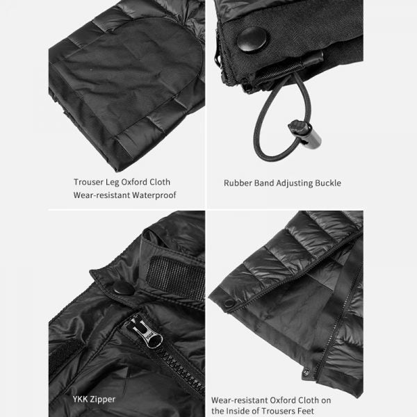 Lisslune | Premium Outdoor Thermal Goose Down Trousers – Waterproof & Windproof Winter Pants for Hiking, Camping & Skiing