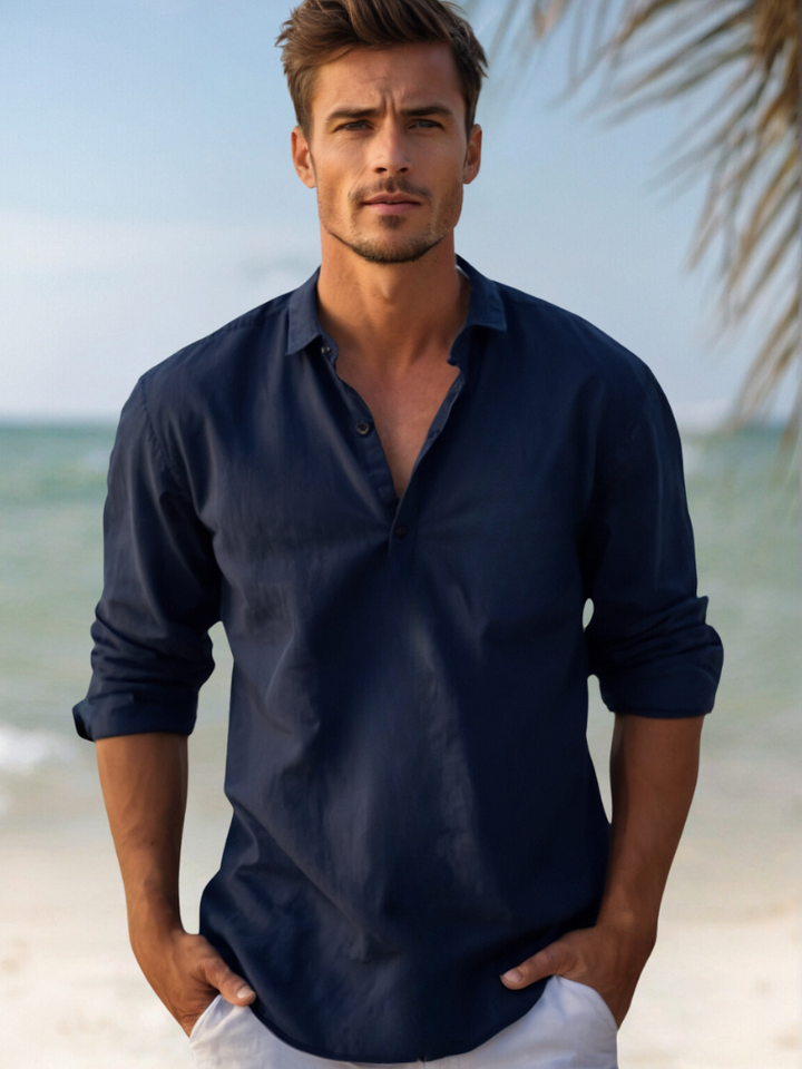 Lisslune | Linen shirt with breathable fabric
