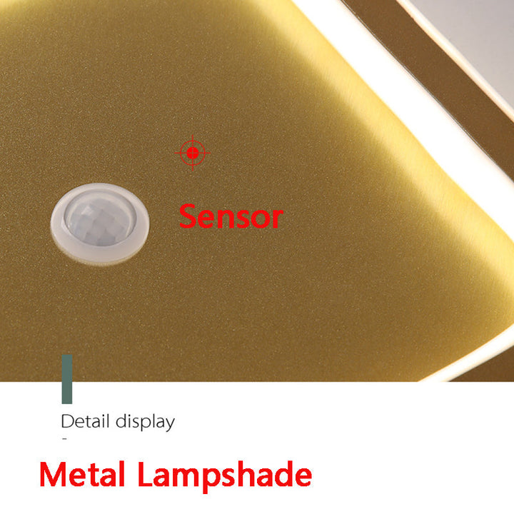 Lisslune | MotionGlide PIR Motion Sensor LED Ceiling Light | Smart Lighting | Energy Efficient | Perfect for Hallway & Bathroom
