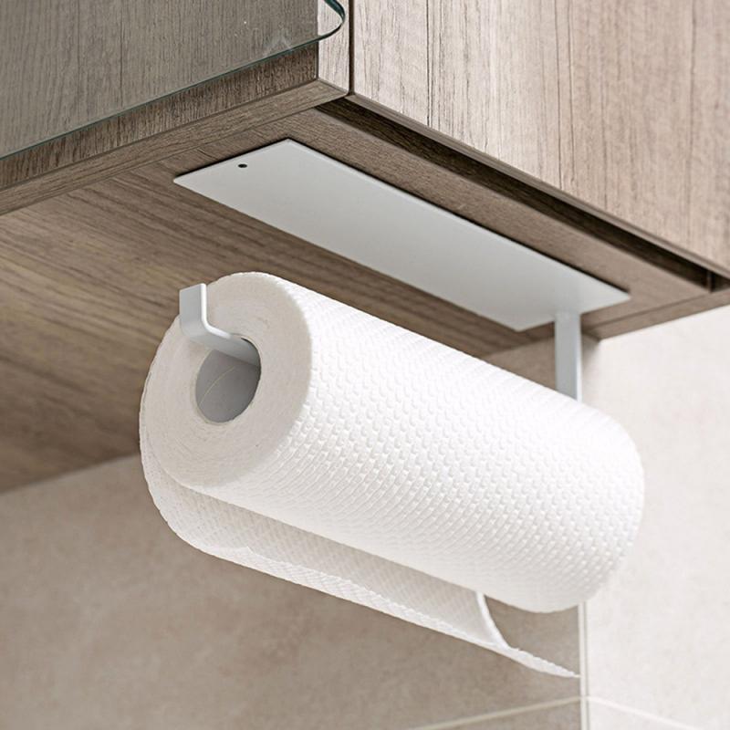 Lisslune | NeatHold – Space-Saving Mounted Paper Towel Holder with Durable Iron Design