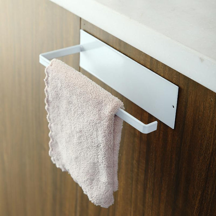 Lisslune | NeatHold – Space-Saving Mounted Paper Towel Holder with Durable Iron Design
