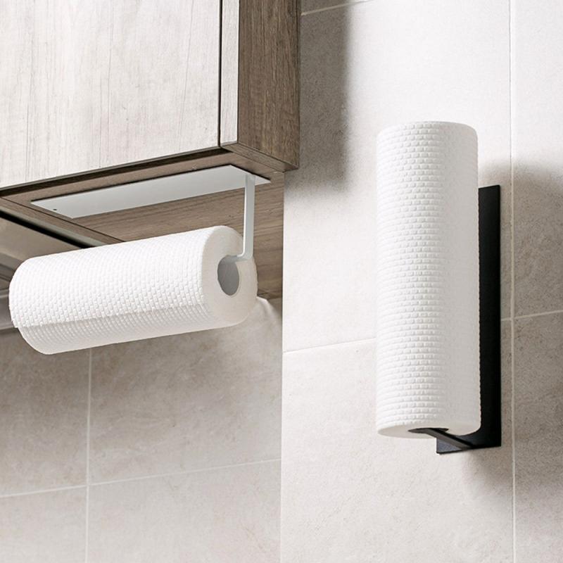 Lisslune | NeatHold – Space-Saving Mounted Paper Towel Holder with Durable Iron Design