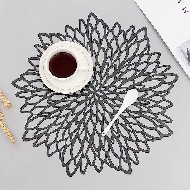 Lisslune | NebulaGlow™ Placemats for Dinner | Elegant Table Mats in Galaxy Design | Heat Resistant & Non-Slip Table Decor