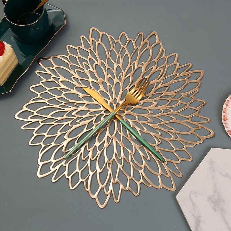 Lisslune | NebulaGlow™ Placemats for Dinner | Elegant Table Mats in Galaxy Design | Heat Resistant & Non-Slip Table Decor