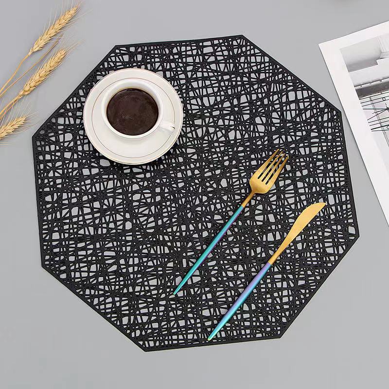 Lisslune | NebulaGlow™ Placemats for Dinner | Elegant Table Mats in Galaxy Design | Heat Resistant & Non-Slip Table Decor