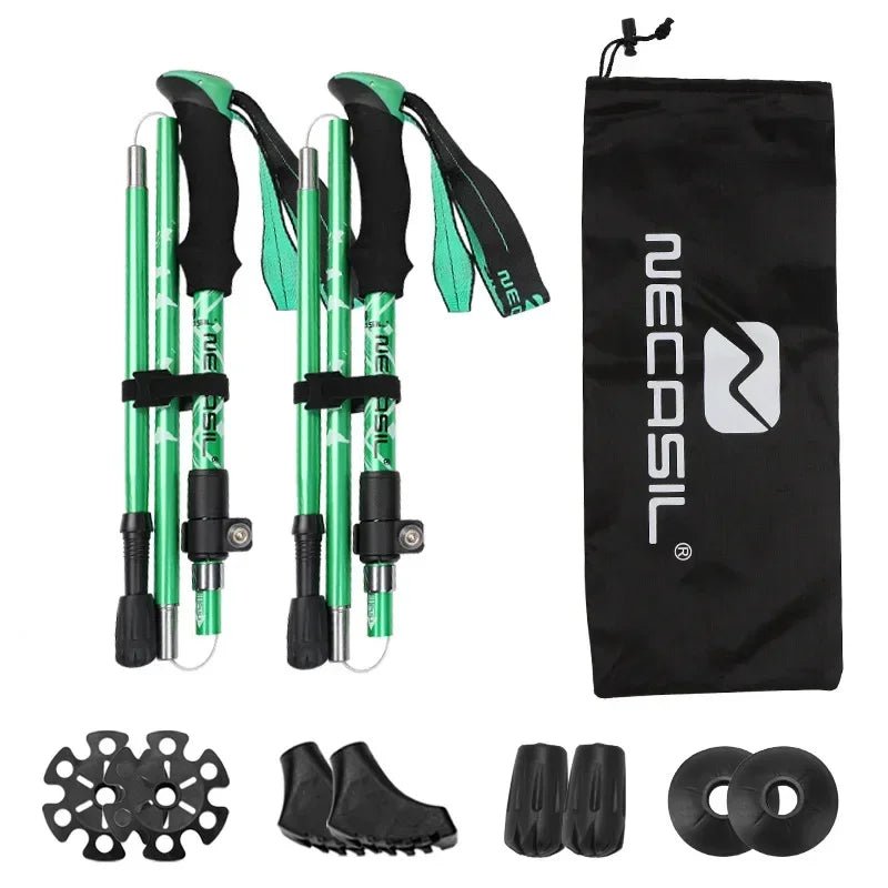 Lisslune | NECASIL – Collapsible Trekking Poles for Stable Hiking Support