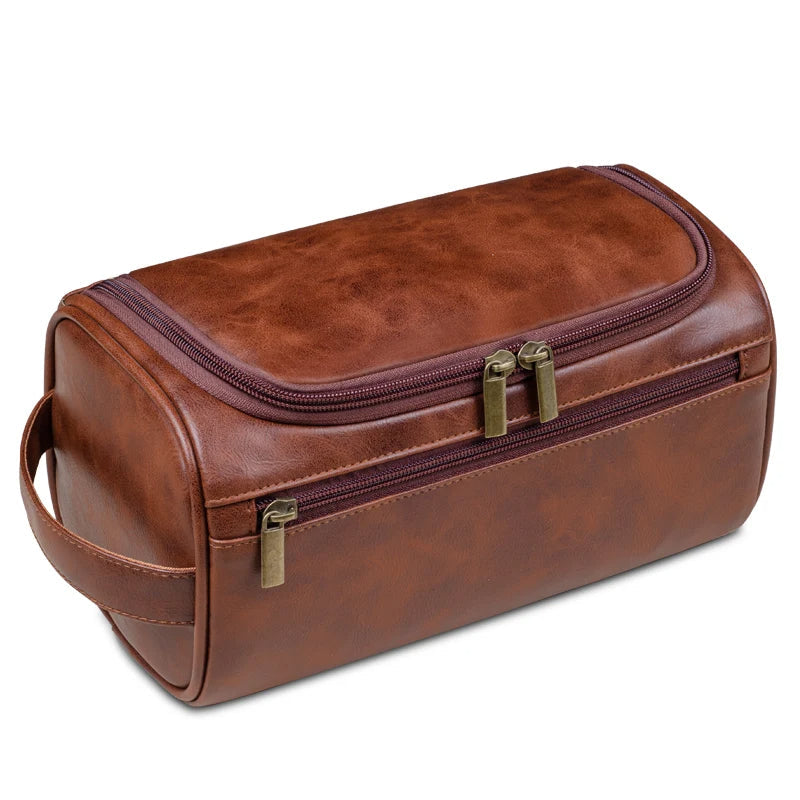 Lisslune | Premium Travel Toiletry Bag made of Leather