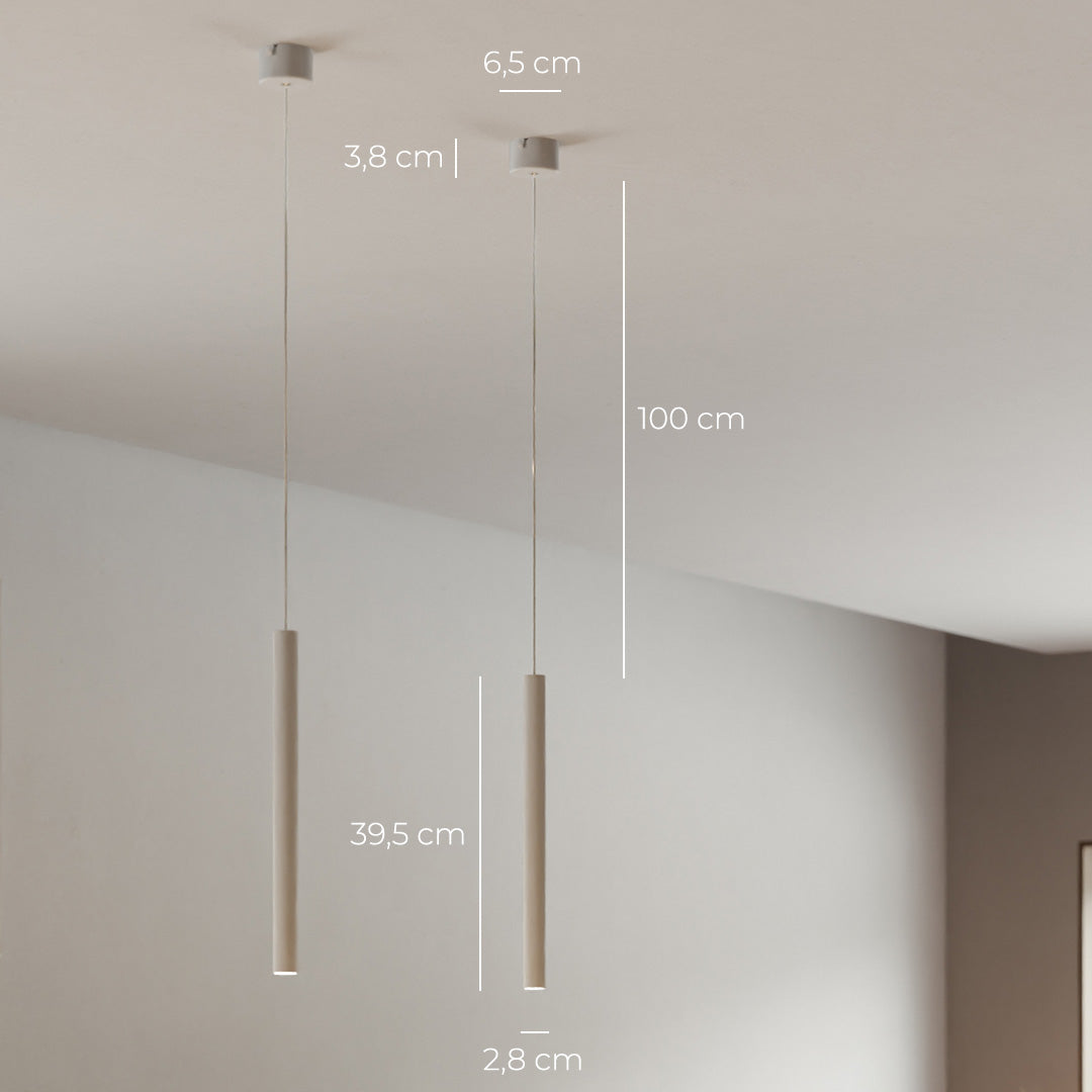 Lisslune | RayAura Minimalistic LED Pendant Light | Modern Design | Elegant Ceiling Lamp for Living Room & Office