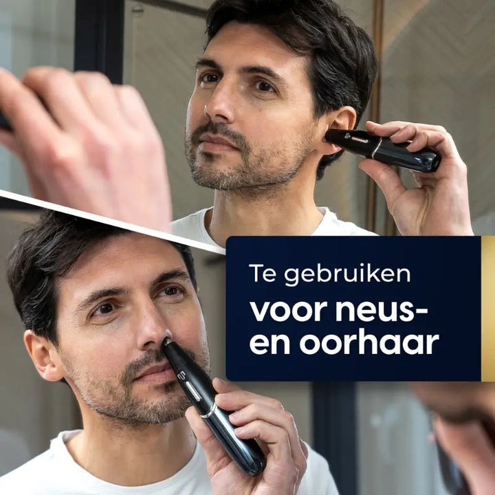 Lisslune | TrimPro Nose and Eyebrow Trimmer with LCD Screen and IPX6 Waterproof Design
