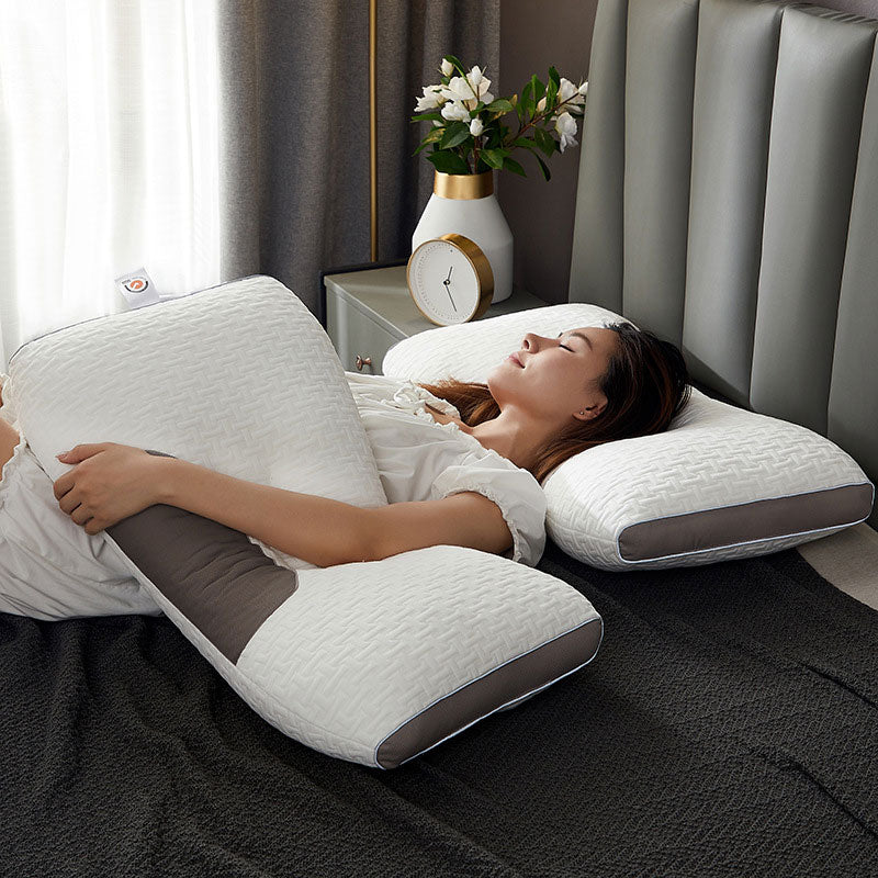 Lisslune | Hybrid Pillow for Back and Side Sleepers - Neck and Shoulder Support Pillow