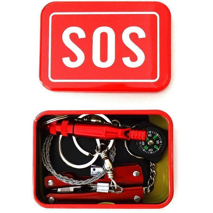 Lisslune | Portable SOS survival kit with 8 tools