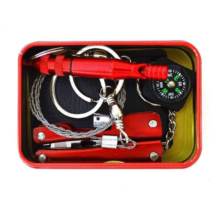Lisslune | Portable SOS survival kit with 8 tools