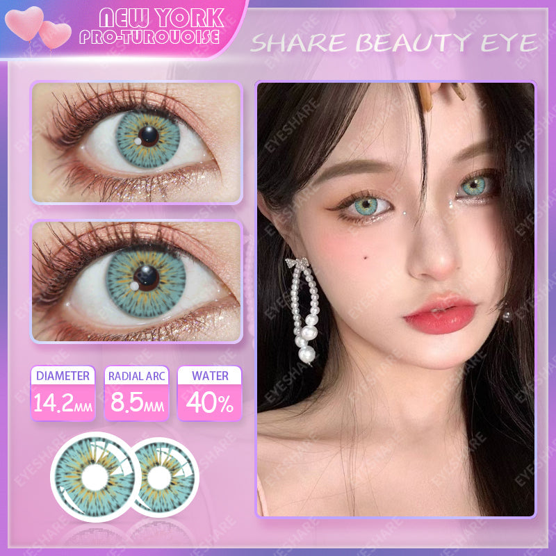 Rynx NewYork Turquoise 14.2 mm 1 Pair | 1 Year