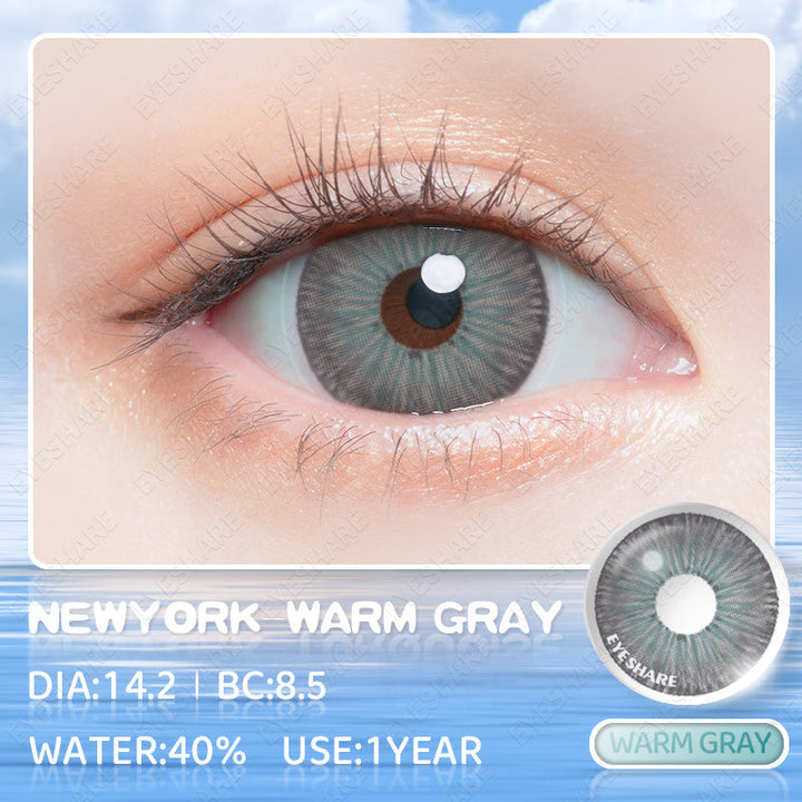 Rynx NewYork Warm Gray 14.2mm 1 Pair | 1 Year