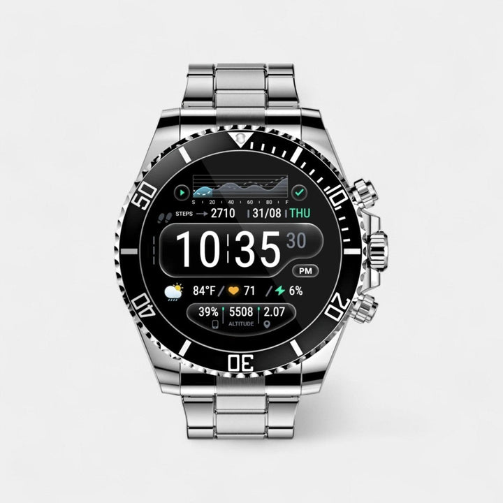 Lisslune | Nexos Pro – Tactical Smartwatch with GPS & 21-Day Battery