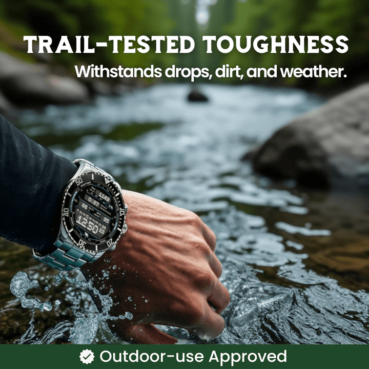 Lisslune | Nexos Pro – Tactical Smartwatch with GPS & 21-Day Battery