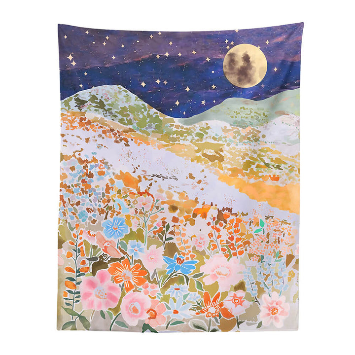 Rynx | Night Hill Floral Tapestry