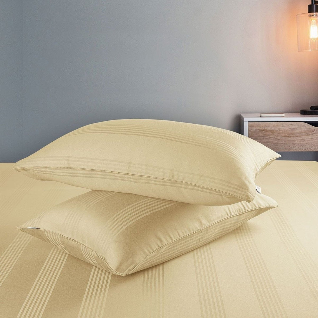 Lisslune | Serenité Premium Pillow Covers | Long-lasting cotton pillow shams for everyday comfort and timeless style