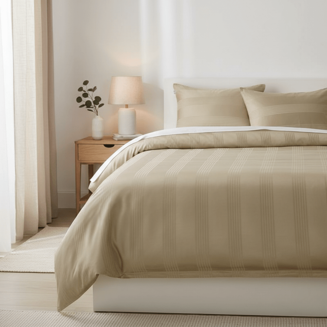 Lisslune | Serenité Premium Pillow Covers | Long-lasting cotton pillow shams for everyday comfort and timeless style