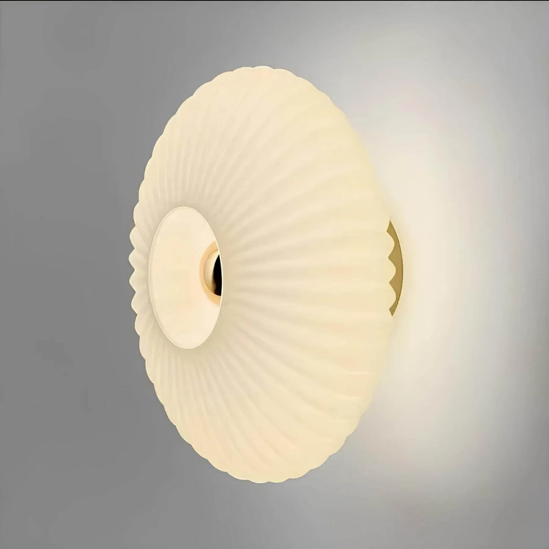 Lisslune | – Glass with wavy light wall lamp
