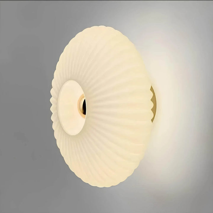 Lisslune | – Glass with wavy light wall lamp